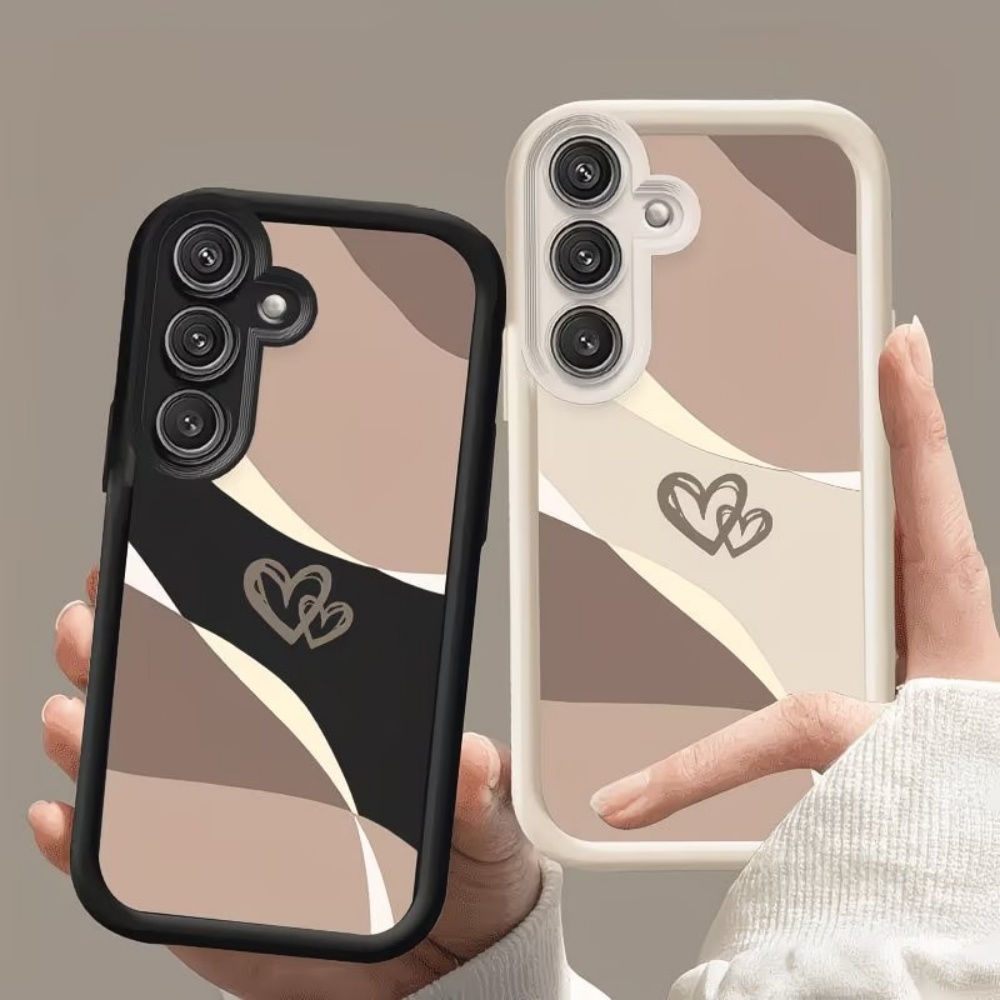 Samsung Galaxy S24 - Schöne Herzförmige Stoßfeste Weiche TPU Handyhülle