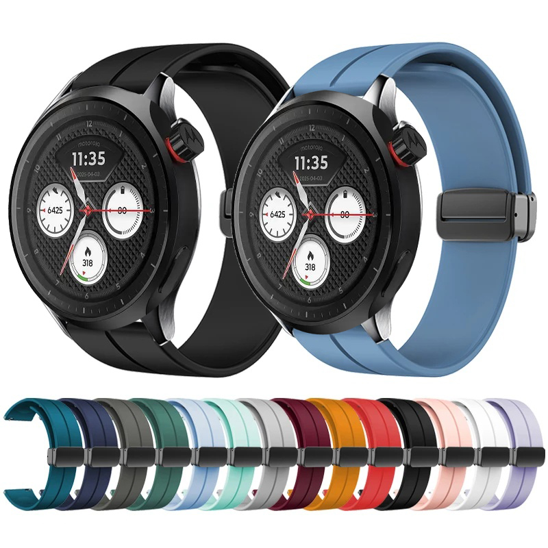 Motorola Smartwatch Accessories - Magnetisches Faltschnallenarmband für Motorola Moto Watch