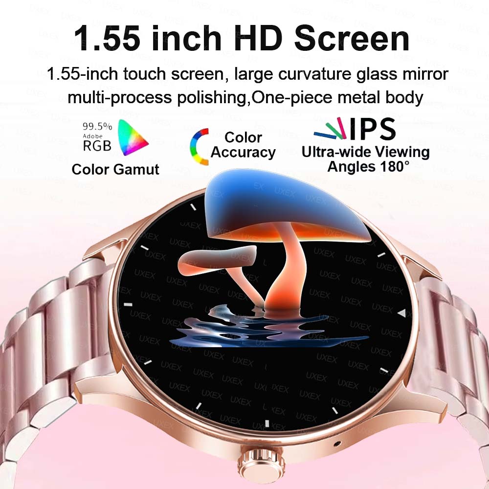 Modische Damen-Smartwatch 1,55 – Smartwatch Custom Bewertung und Preis