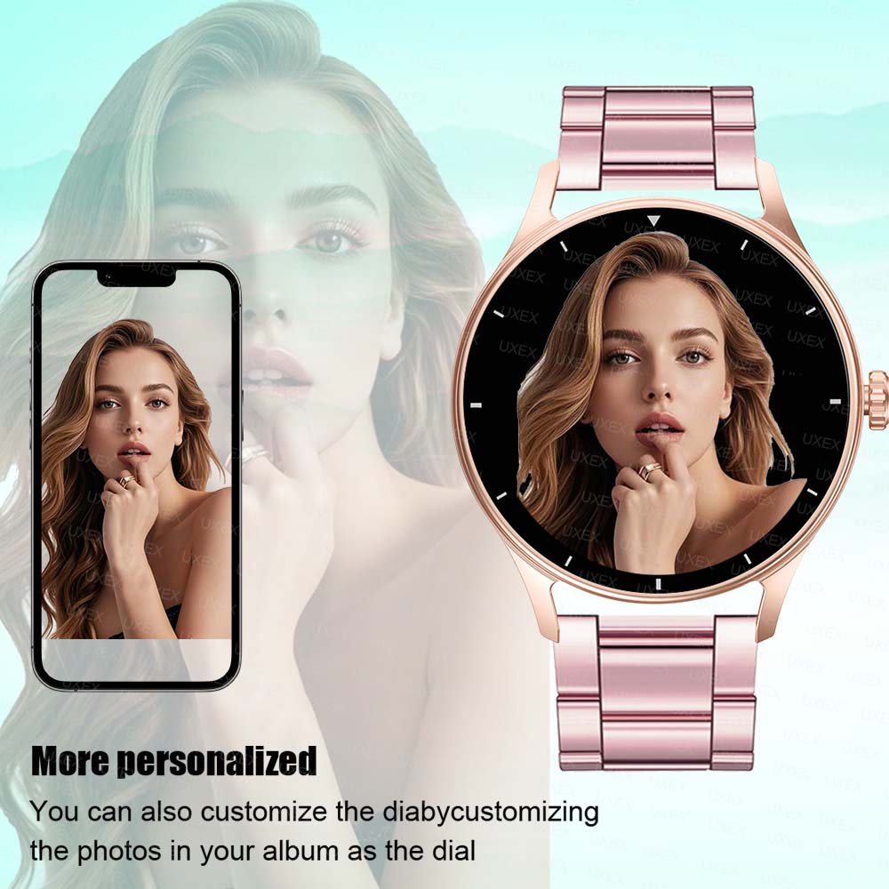 Modische Damen-Smartwatch 1,55 – Smartwatch Custom Bewertung und Preis