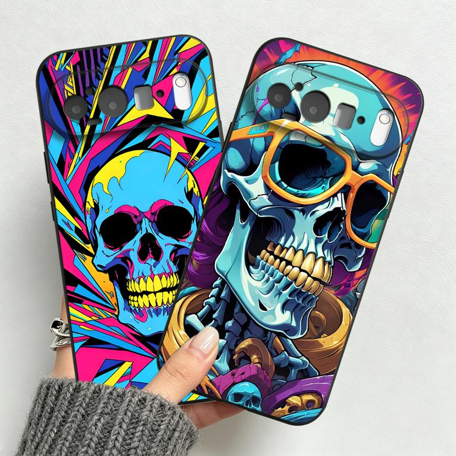 Neon Pop Art Totenkopf-Hülle f – Google Pixel 9 Bewertung und Preis