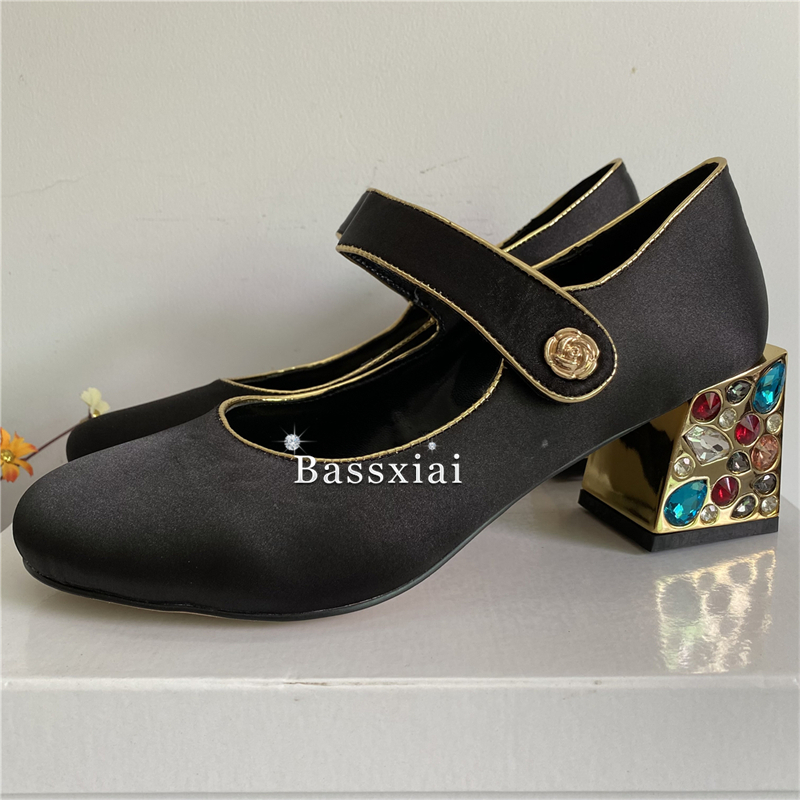 Bunte Diamant Quadrat High Hee – Leather Classic Strap Bewertung und Preis