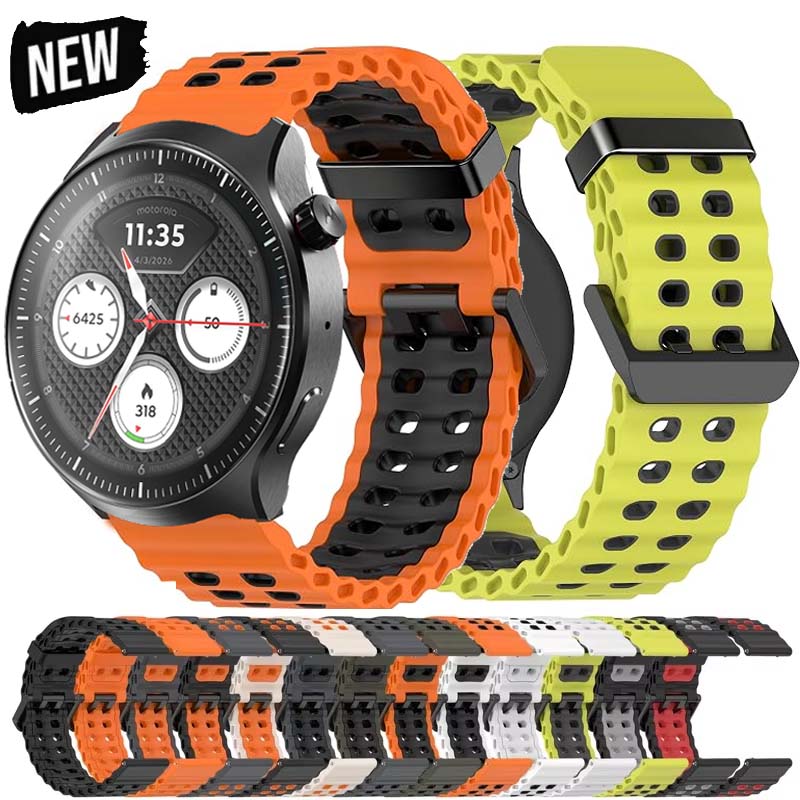 Atmungsaktives, zweifarbiges S – Motorola Smartwatch Accessories Bewertung und Preis