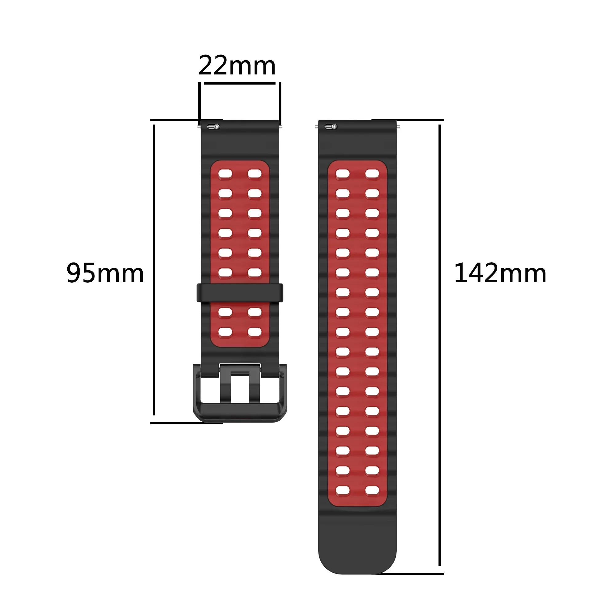 Atmungsaktives, zweifarbiges S – Motorola Smartwatch Accessories Bewertung und Preis