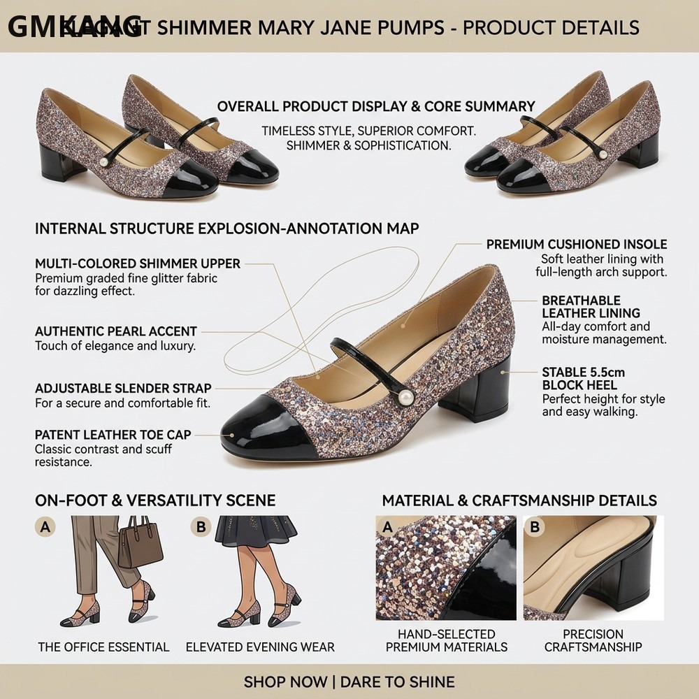 Klassische Mary Jane Plateau-S – Leather Classic Strap Bewertung und Preis