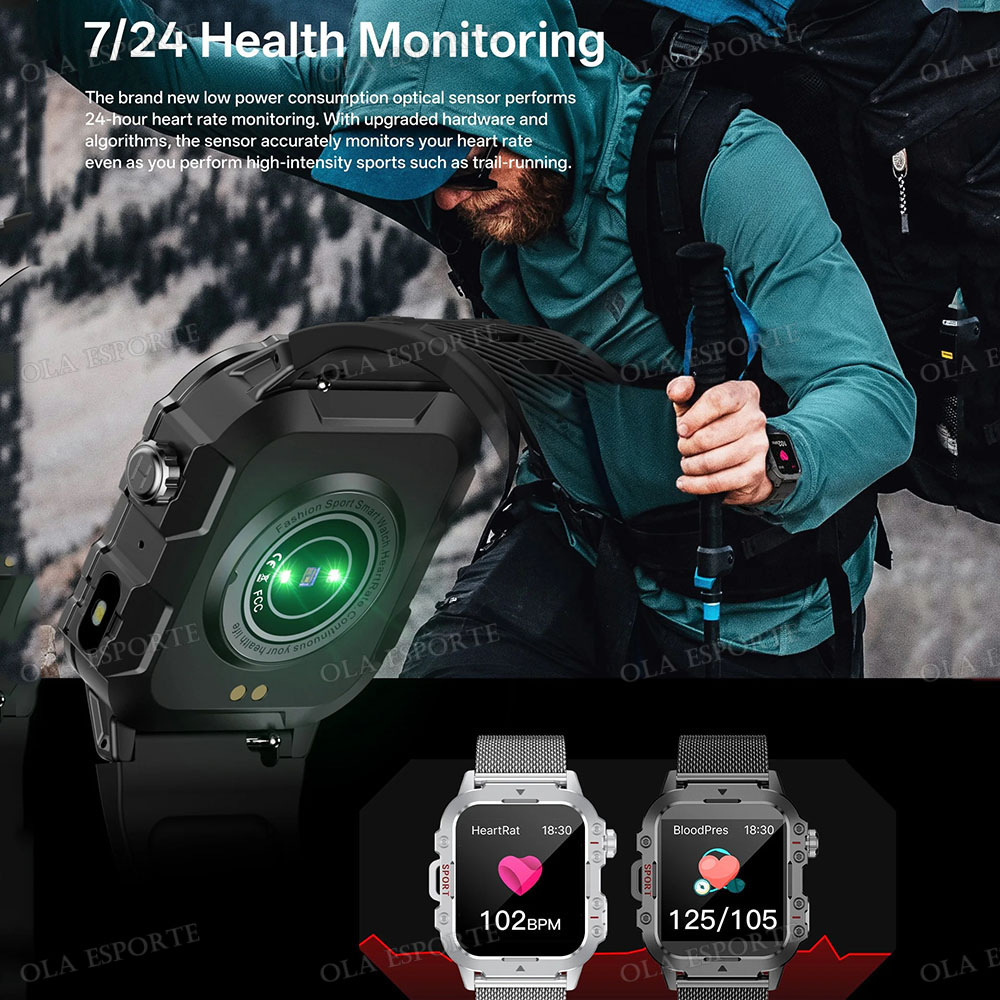 Militärische Outdoor-Smartwatc – Smartwatch Custom Bewertung und Preis