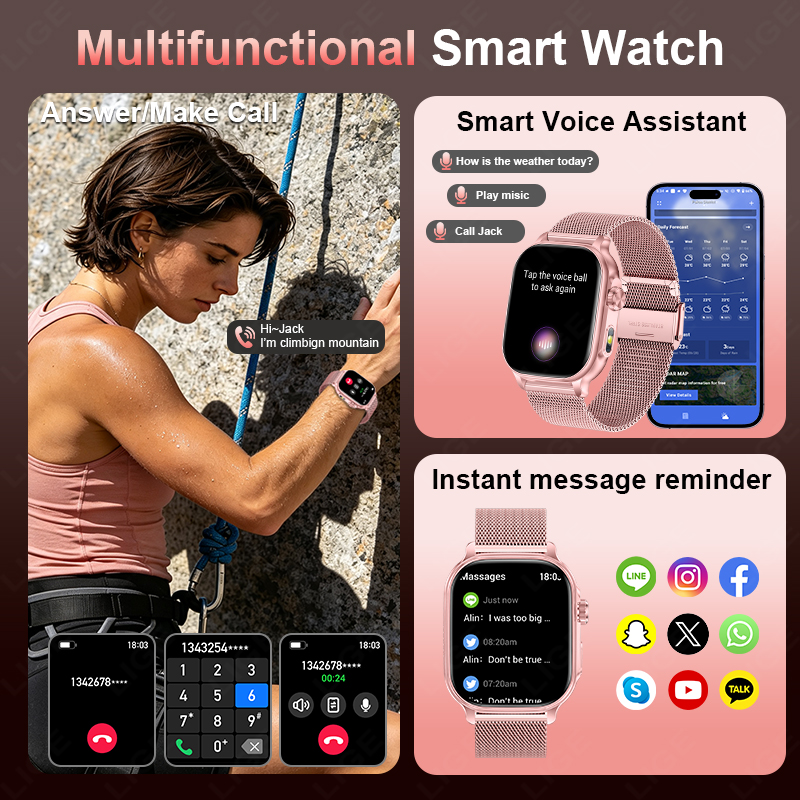 2026 Neue 1400mAh Große Batter – Smartwatch X12 Bewertung und Preis