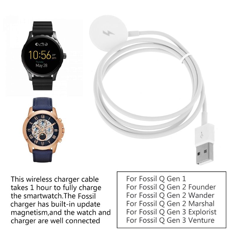 USB-Uhrenladegerät-Adapter, Sm – Fossil Smartwatch Accessories Bewertung und Preis
