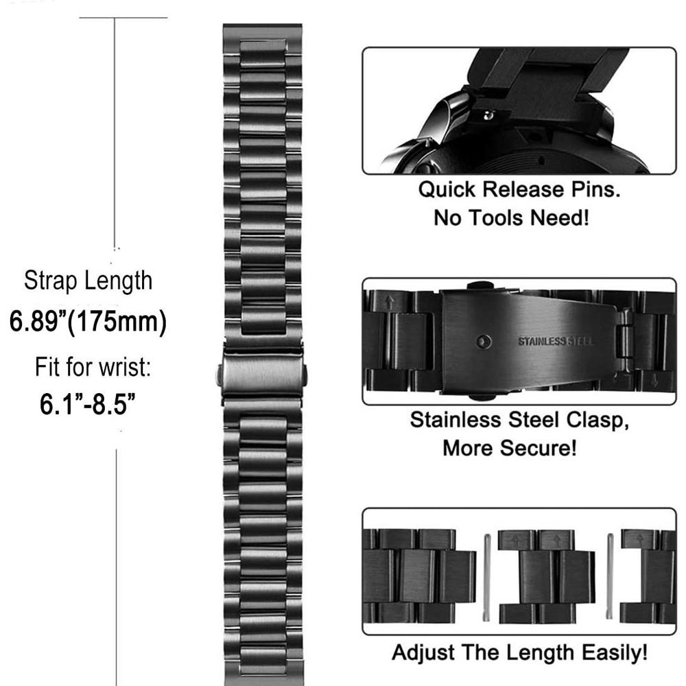 Stahlband für Huawei Uhr GT2E  – Titan Smartwatch Accessories Bewertung und Preis